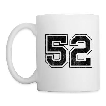 Number 52 - Mug - white - Left