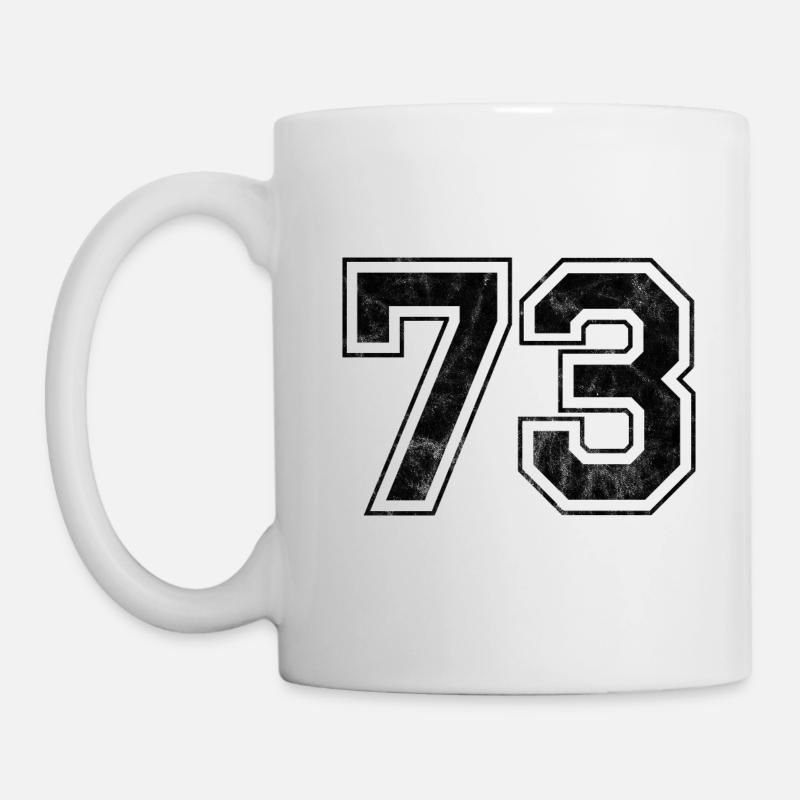 Number 73 - Mug - white