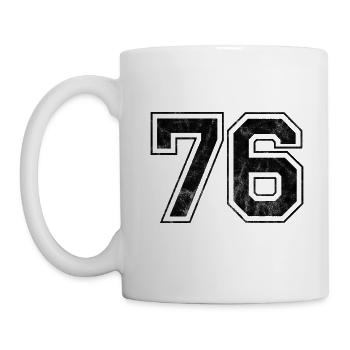 Number 76 - Mug - white - Left