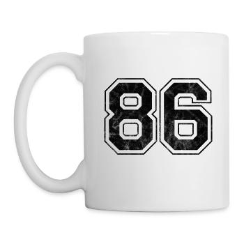 Number 86 - Mug - white - Left
