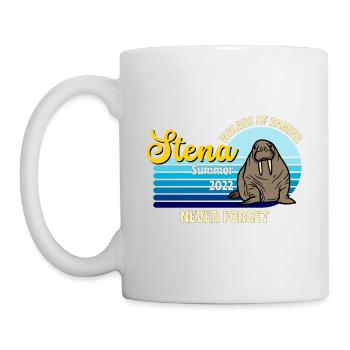 Hamina morse Stena Été 2022 n’oubliez jamais - Mug blanc - blanc - Gauche