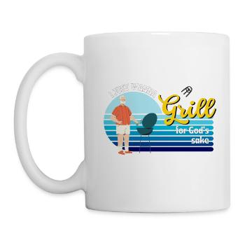 I just want to grill nothing more - Mug - white - Left