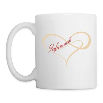 infinitely red - Mug - white - Left