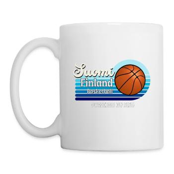 Suomi Finnland Basketball - Tasse - Weiß - Links