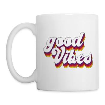 Good Vibes - Tasse - Weiß - Links