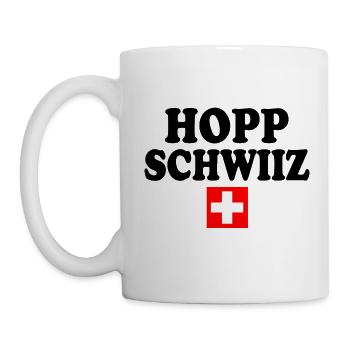 Hopp schwiiz - Mug blanc - blanc - Gauche
