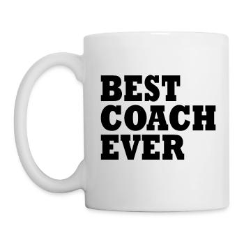 Best coach ever - Mug blanc - blanc - Gauche
