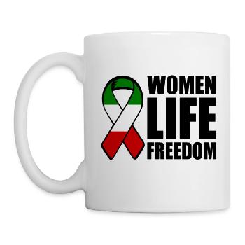 Women life freedom - Mug - white - Left
