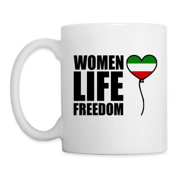 Women life freedom - Mug - white - Left