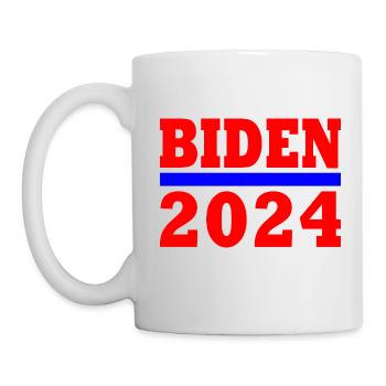 Joe biden 2024 - Tasse - Weiß - Links