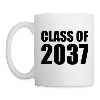 Class of 2037 - Mug blanc - blanc - Gauche