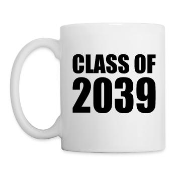 Class of 2039 - Mug blanc - blanc - Gauche