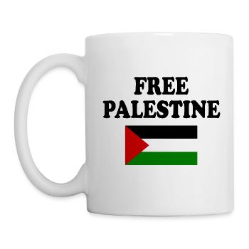 Free palestine - Mug - white - Left