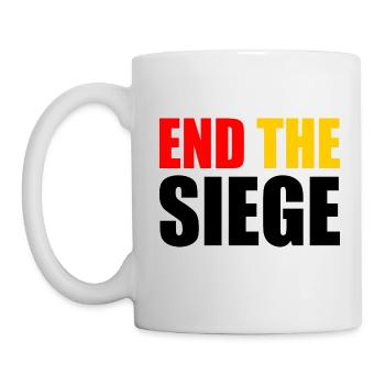 End the siege - Mug - white - Left
