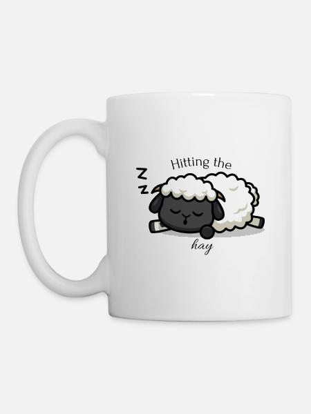 Hitting the hay - Mug - white