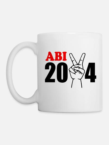 Abi 2024 - Tasse - Weiß
