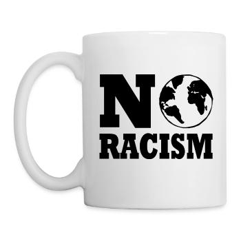 No racism - Tasse - Weiß - Links