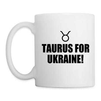 taurus for ukraine - Mug - white - Left