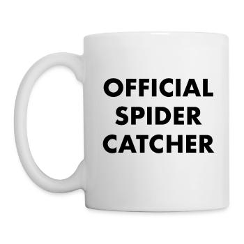 Attrape-araignées officiel - Mug blanc - blanc - Gauche