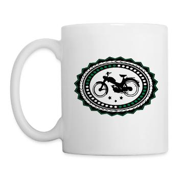 Moped MV 50 vintage - Mug - white - Left