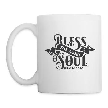 bénisse le seigneur o mon âme - Mug blanc - blanc - Gauche