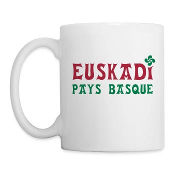 Pays Basque - Mug blanc - blanc - Gauche