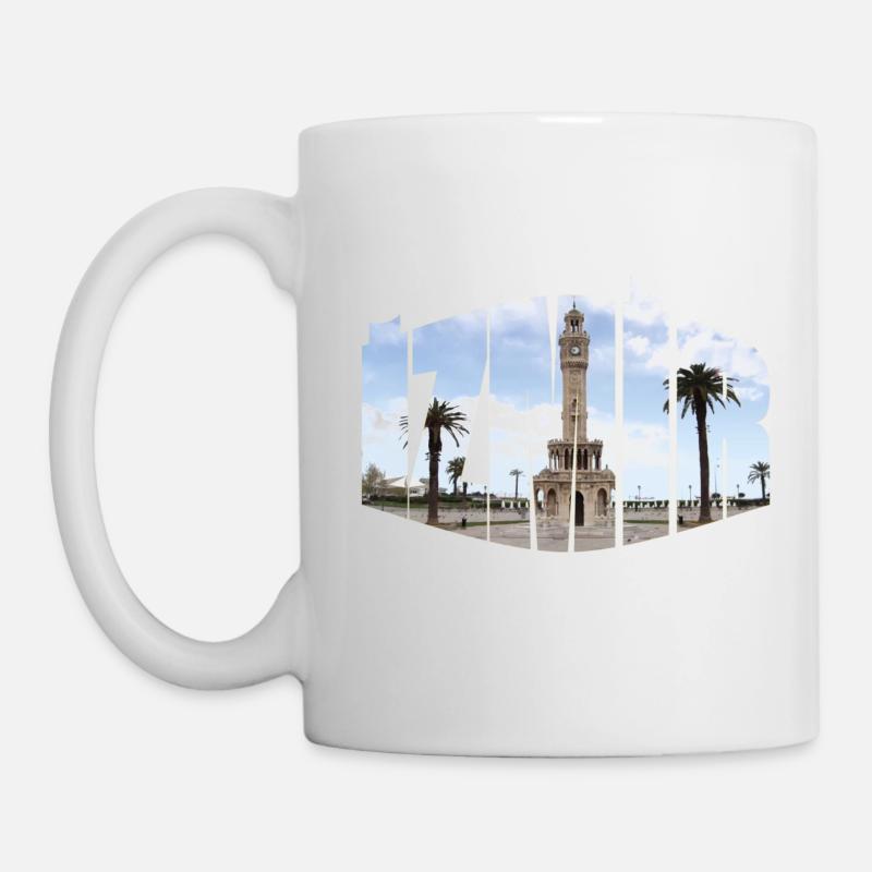Izmir clock tower - Mug - white