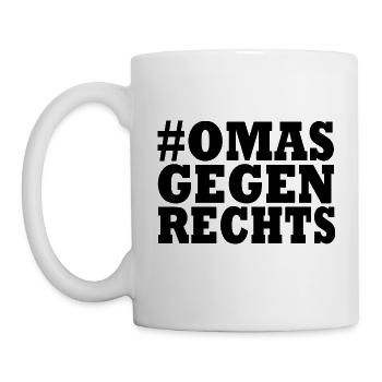 Omas gegen rechts - Tasse - Weiß - Links