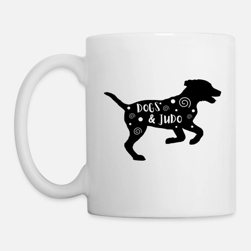 Hunde & Judo. - Tasse - Weiß