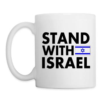 stand with israel - Mug - white - Left