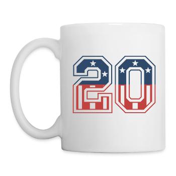 Number 20 USA - Mug - white - Left