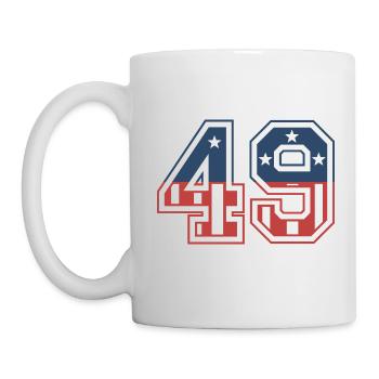 Number 49 USA - Mug - white - Left