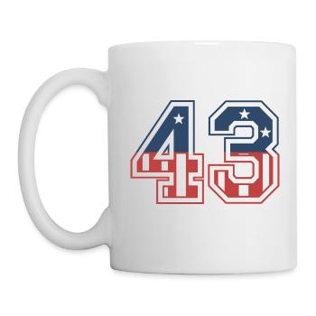 Number 43 USA - Mug - white - Left