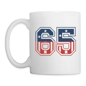 Number 65 USA - Mug - white - Left