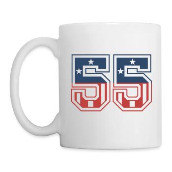 Number 55 USA - Mug - white - Left