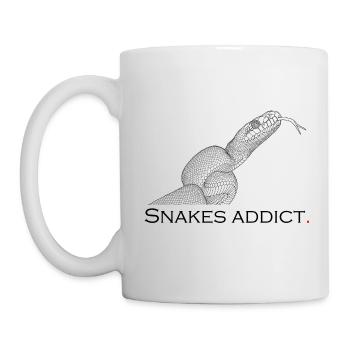 Snakes addict - Mug - white - Left