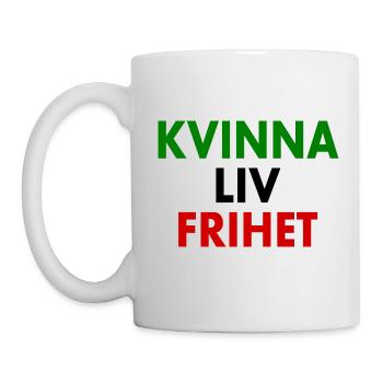 LIBERTÉ DE VIE DE LA FEMME - Mug blanc - blanc - Gauche