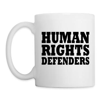 Human rights defenders - Mug - white - Left