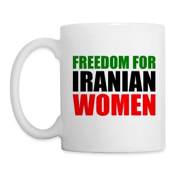 Freedom for iranian women - Mug - white - Left
