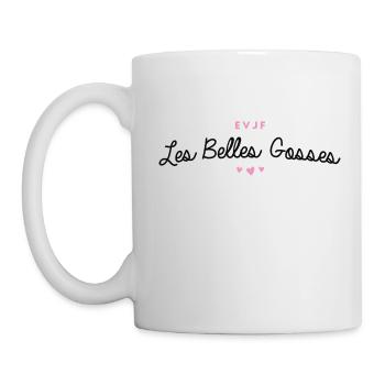 T-shirt EVJF "Les Belles gosses" - Mug blanc - blanc - Gauche