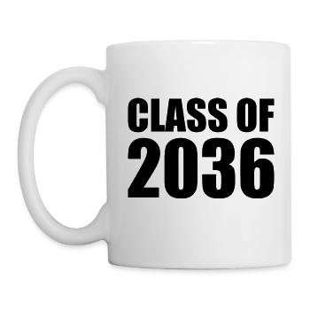 Class of 2036 - Mug blanc - blanc - Gauche