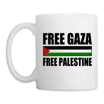 Free gaza free palestine - Mug - white - Left