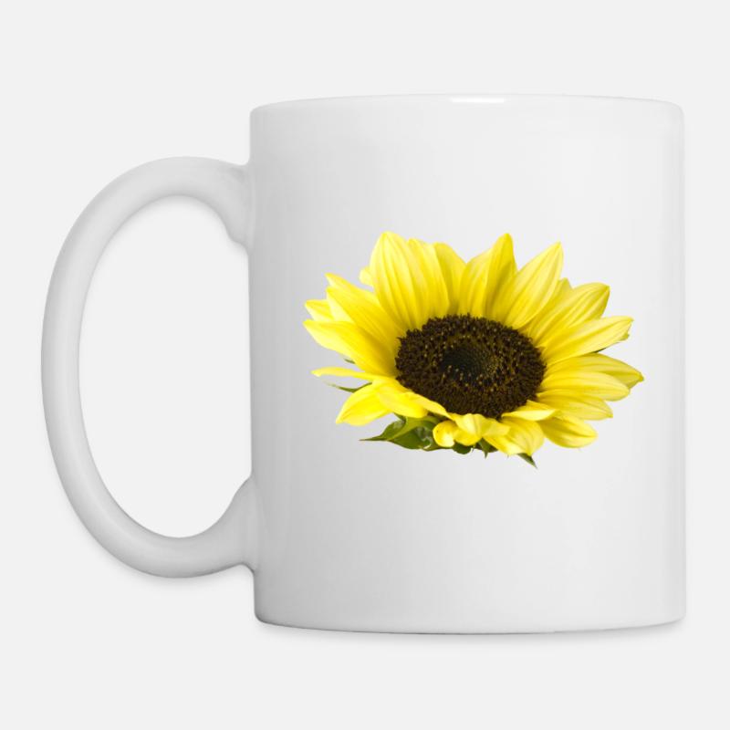 Sonnenblume - Tasse - Weiß