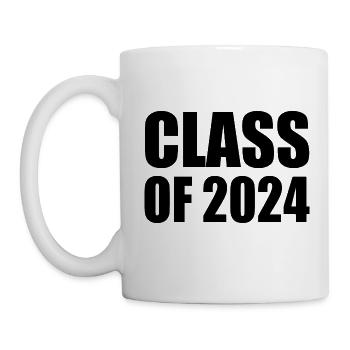 Class of 2024 - Mug blanc - blanc - Gauche