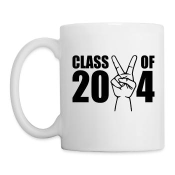 Class of 2024 - Tasse - Weiß - Links