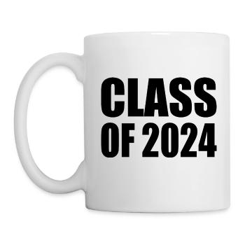Class of 2024 - Tasse - Weiß - Links