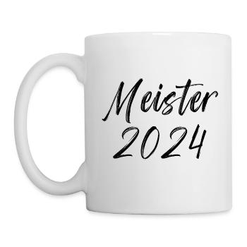 Meister 2024 Aufstiegstrikot Aufstieg 24 - Tasse - Weiß - Links