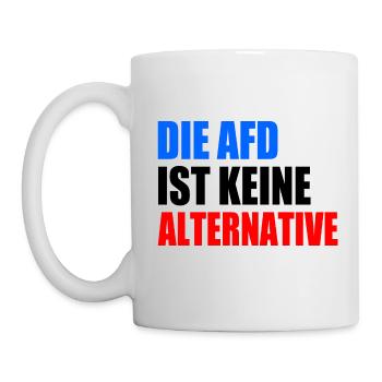 die afd ist keine alternative - Tasse - Weiß - Links