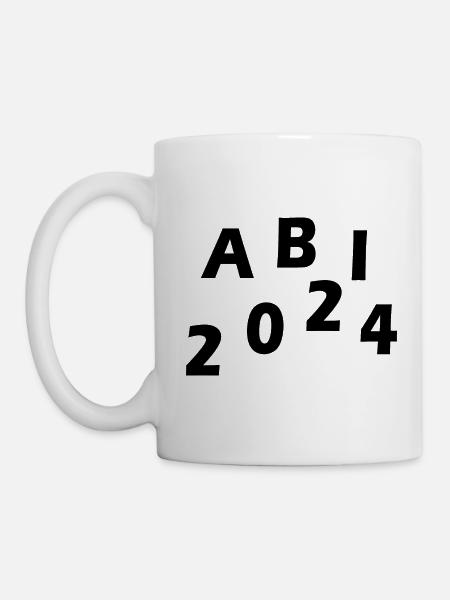 Abi 2024 - Tasse - Weiß