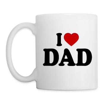 I love dad - Mug - white - Left